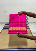 Handloom semi silk cotton saree - MS058