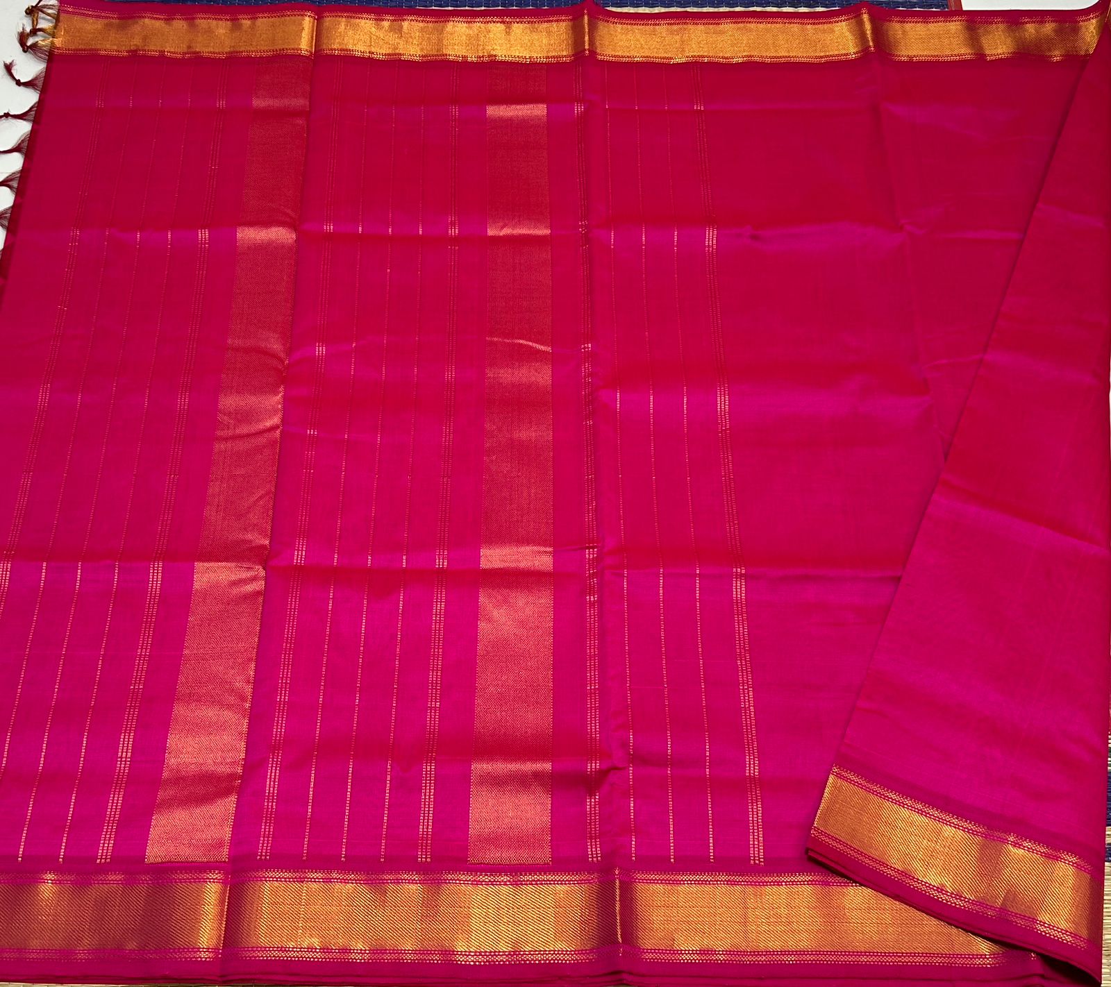 Handloom semi silk cotton saree - MS058