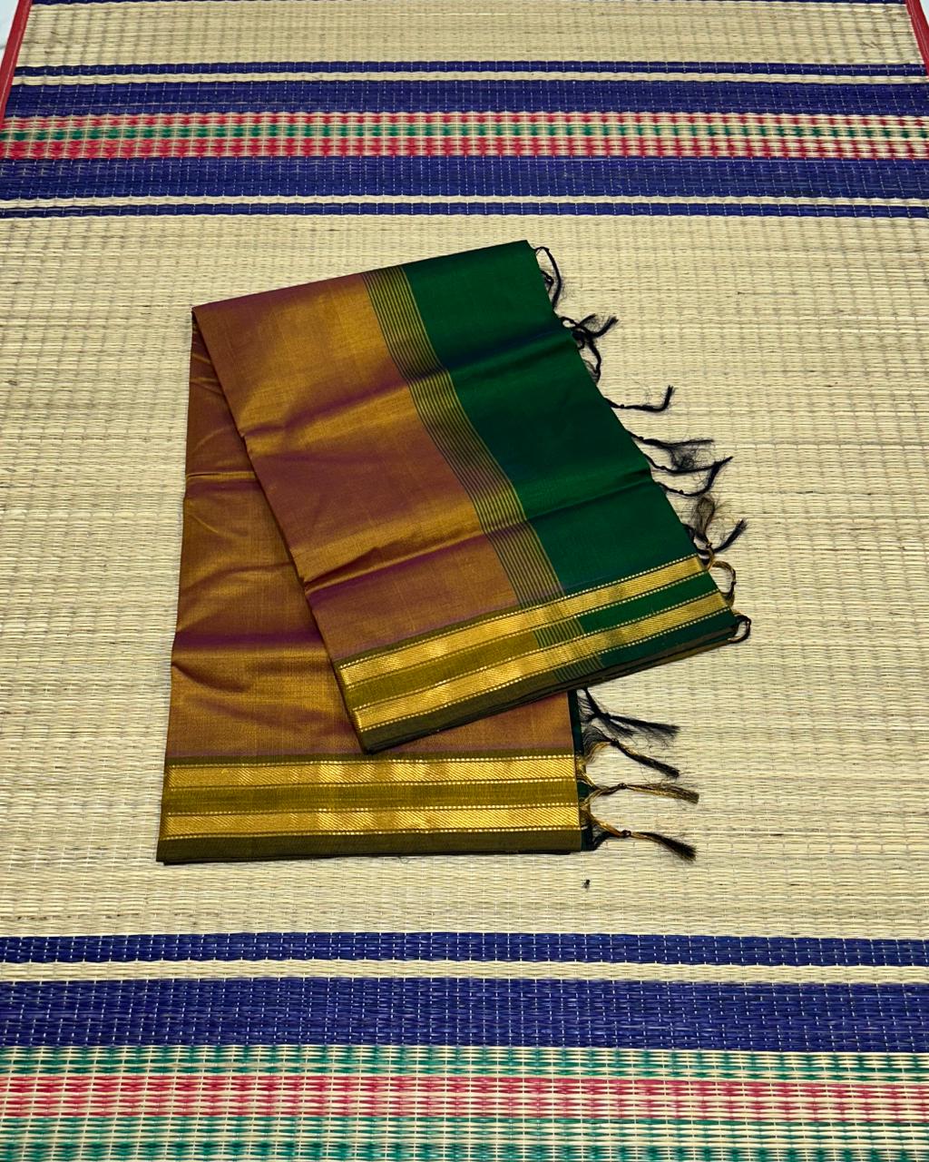 Handloom silk cotton saree - MS115