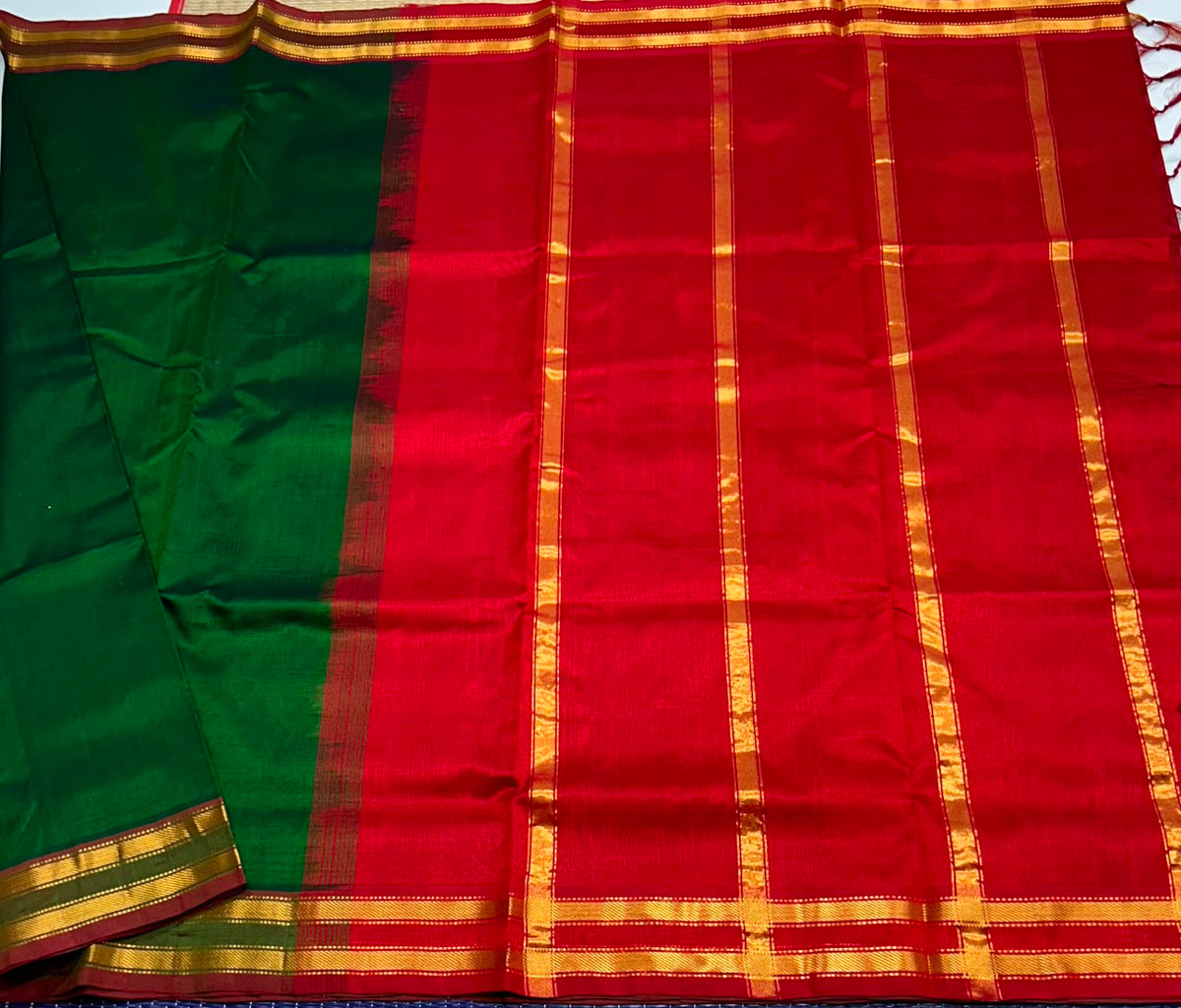 Handloom silk cotton saree - MS371