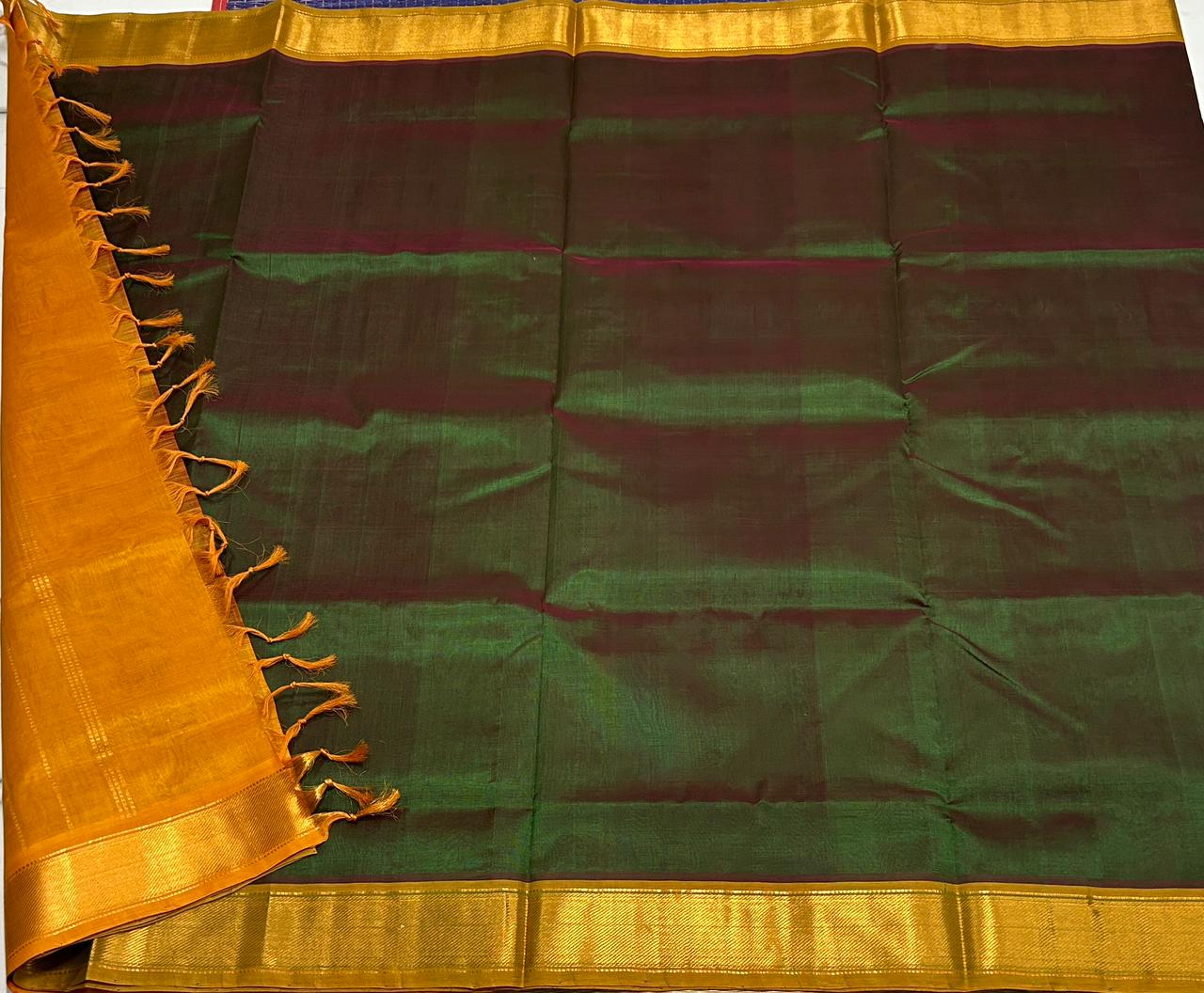 Handloom simple silk cotton saree - MS186