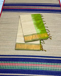 Handloom semi silk cotton saree - MS229