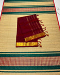 Handloom simple silk cotton saree - MS307