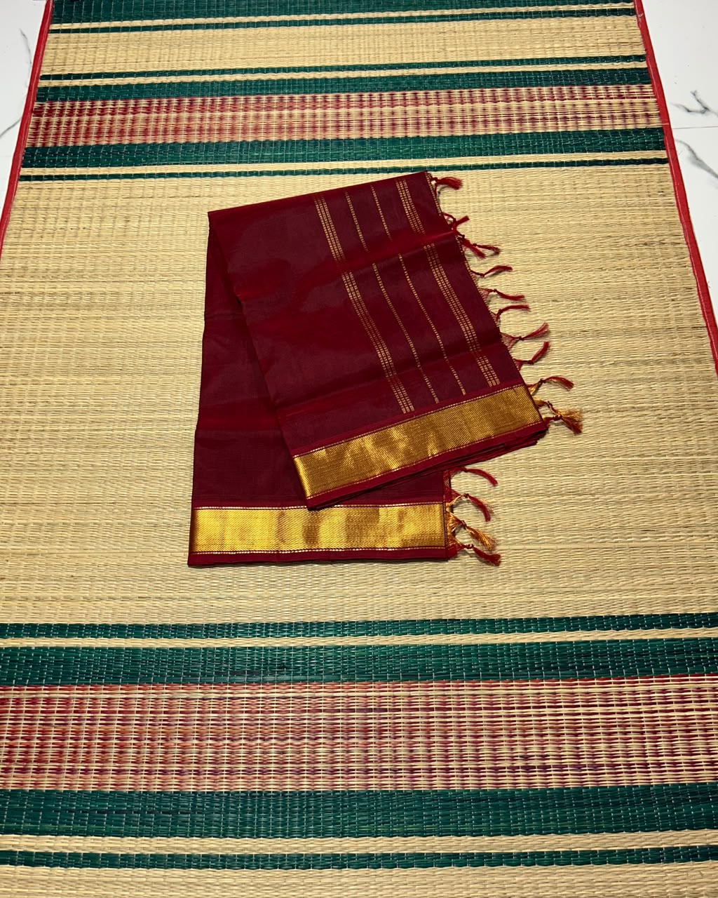 Handloom simple silk cotton saree - MS307
