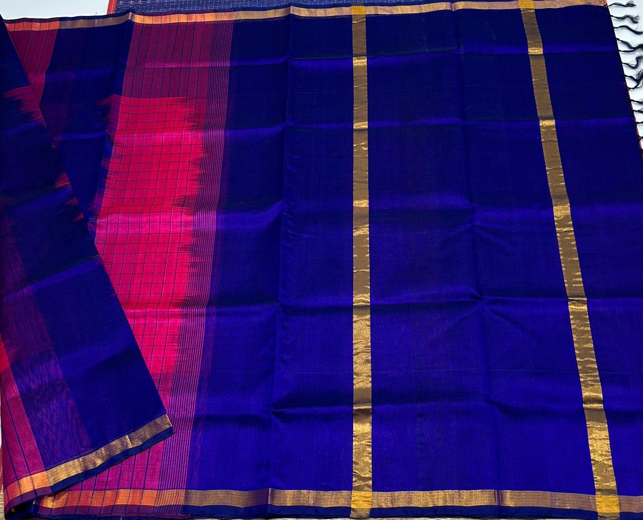 Handloom silk cotton saree - MS158