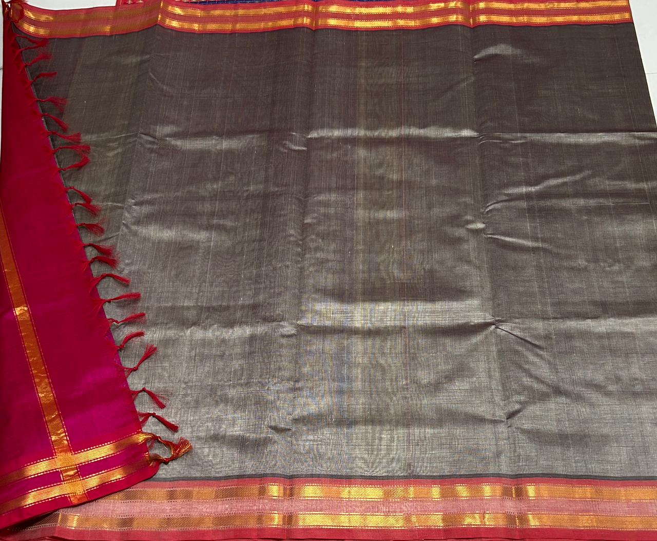 Handloom silk cotton saree - MS073