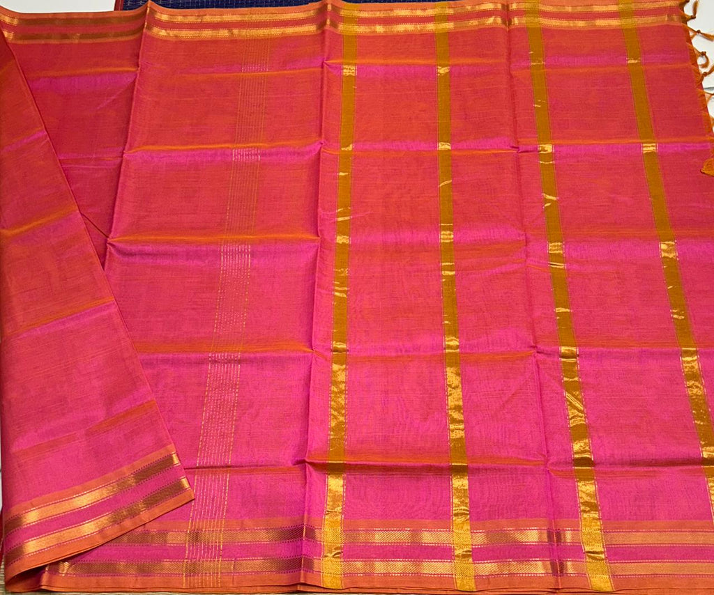 Handloom silk cotton saree - MS149