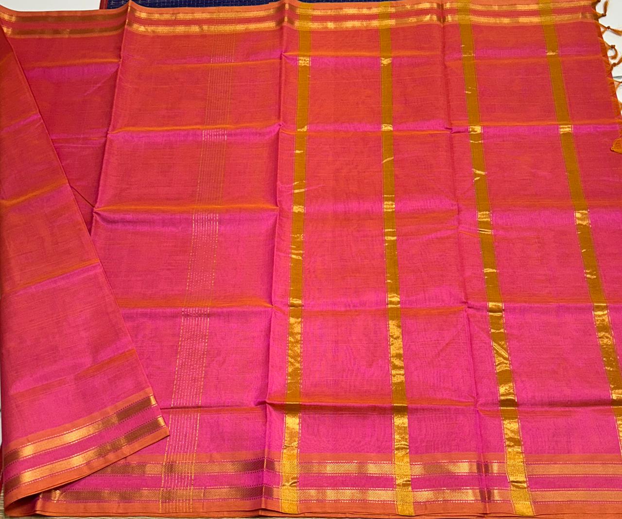Handloom silk cotton saree - MS149