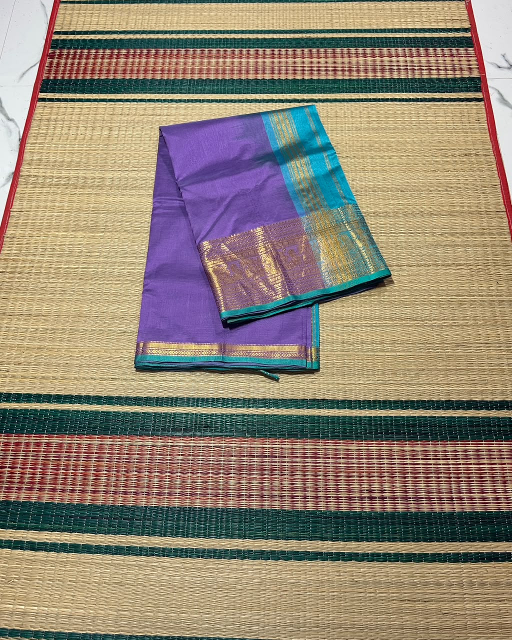 Handloom mangalagiri silk cotton saree - MS299