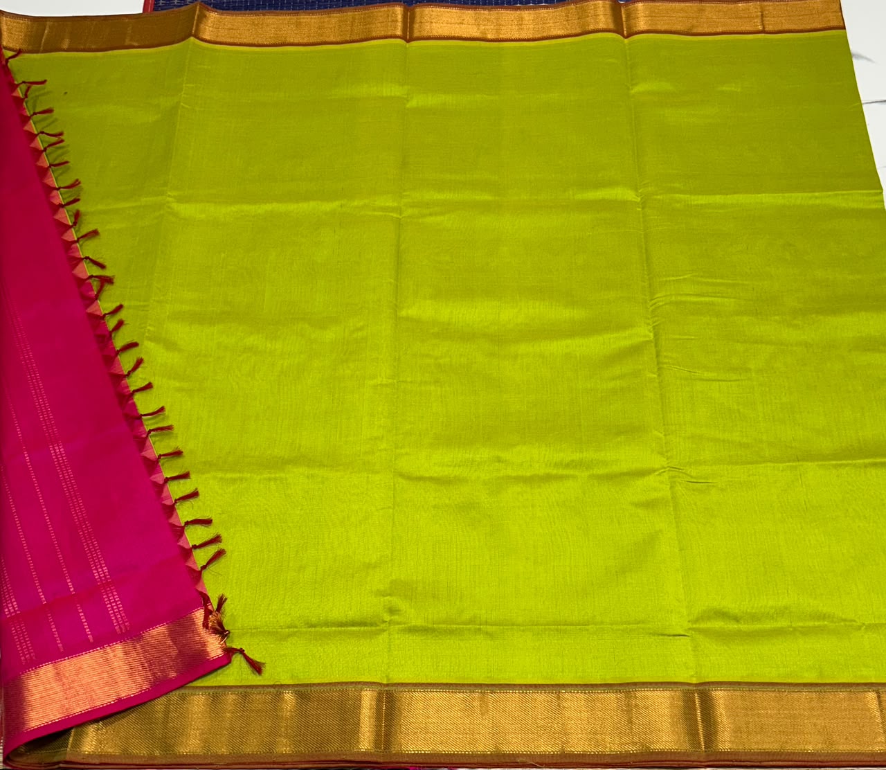 Handloom semi silk cotton saree - MS230