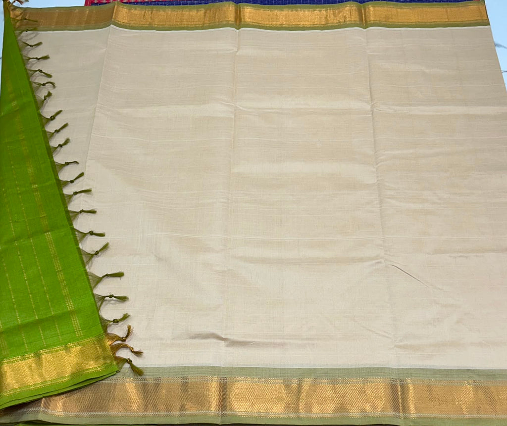 Handloom semi silk cotton saree - MS229
