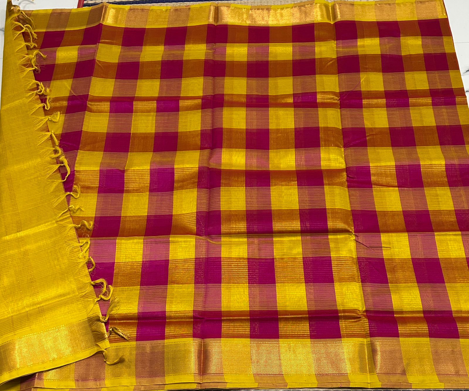 Handloom Paalum pazhamum silk cotton saree - MS089