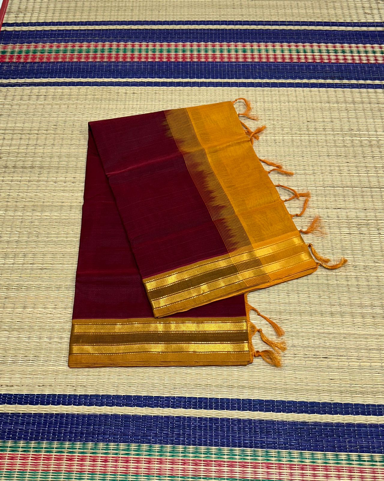 Handloom silk cotton saree - MS106