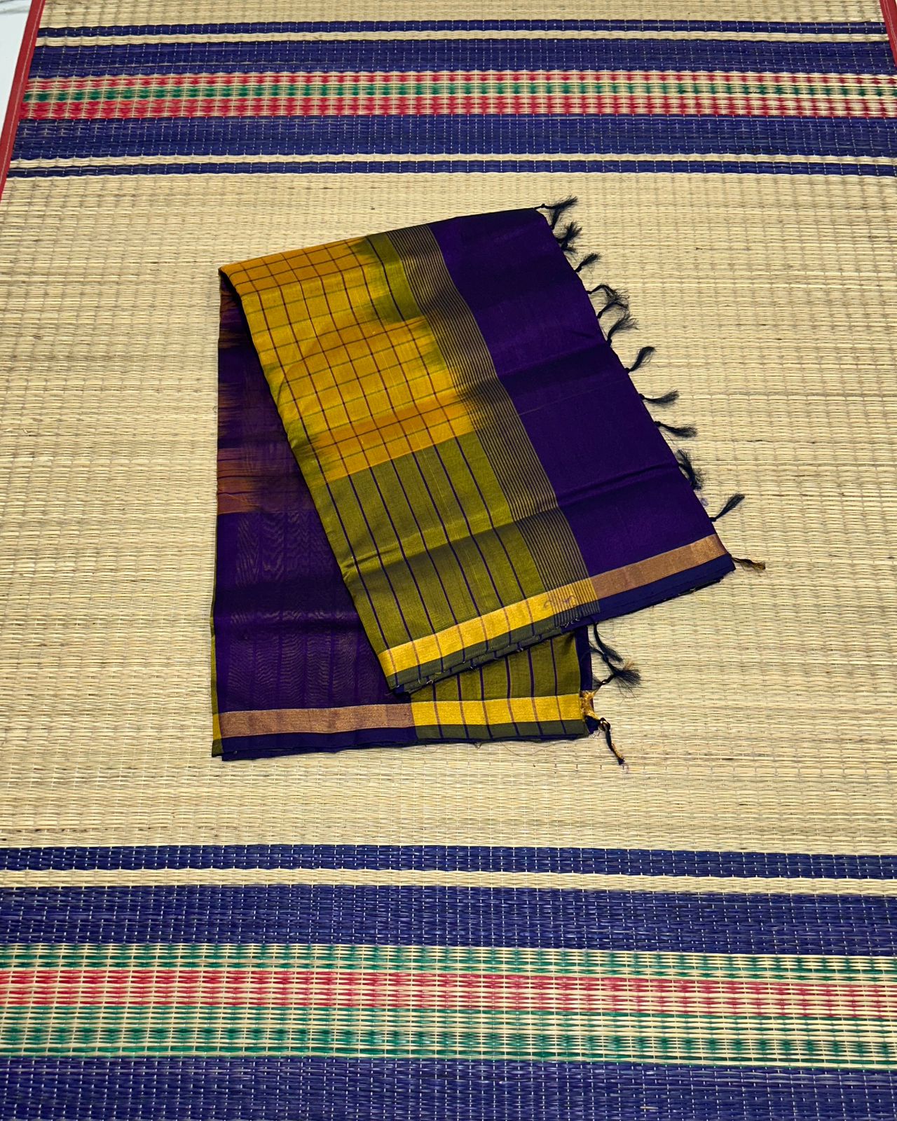Handloom silk cotton saree - MS164