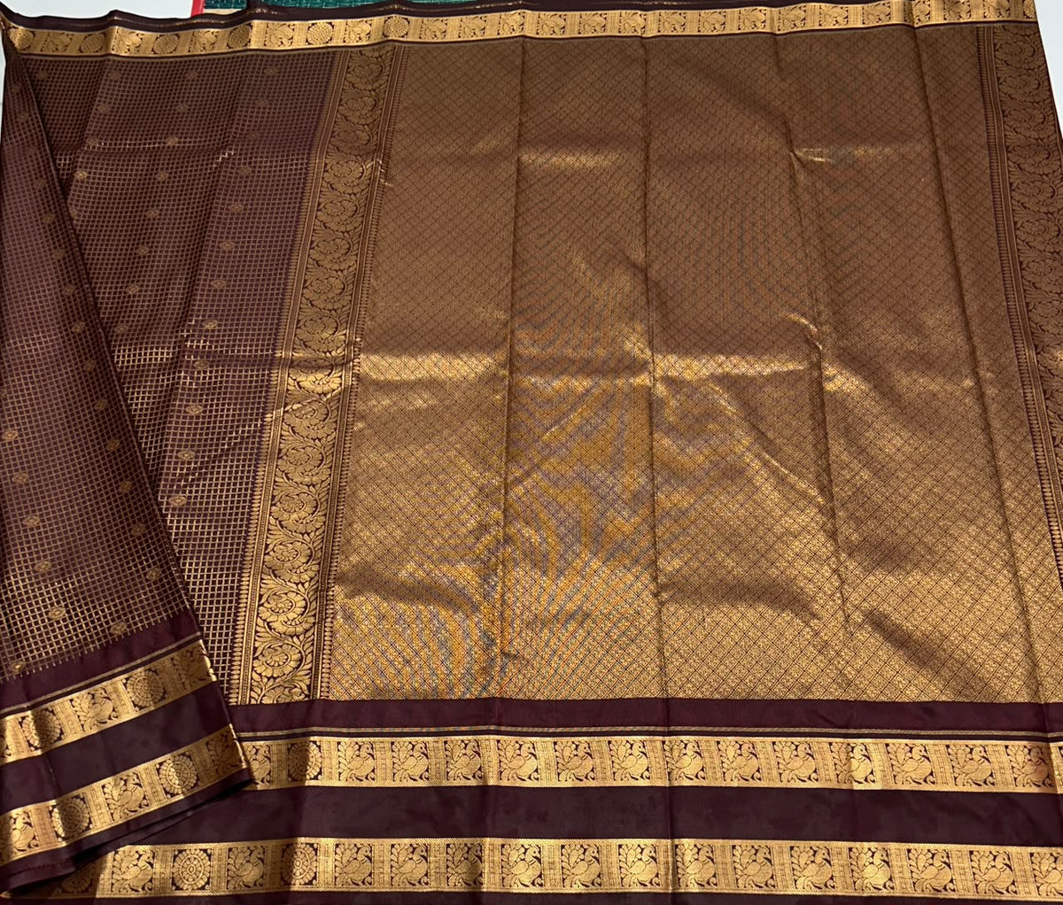 Semi Kanchi silk saree - MS387