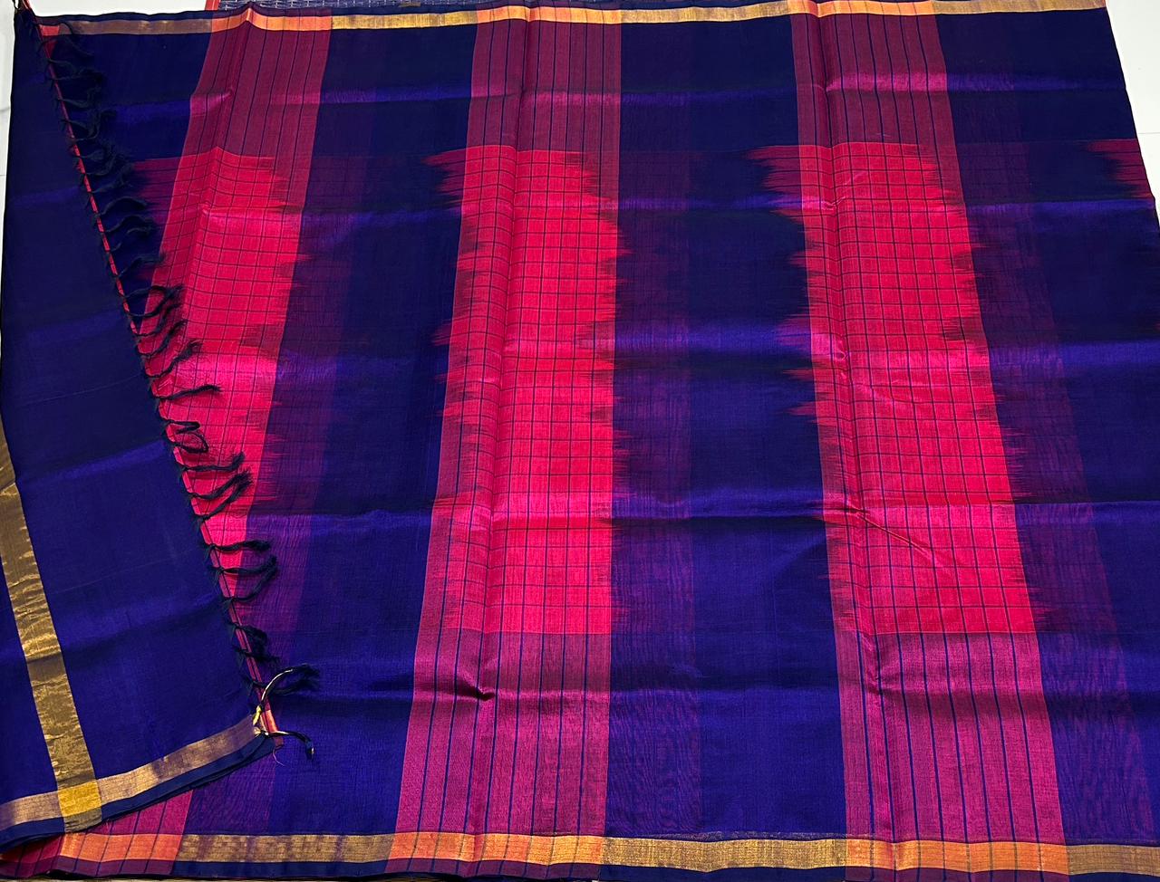 Handloom silk cotton saree - MS158