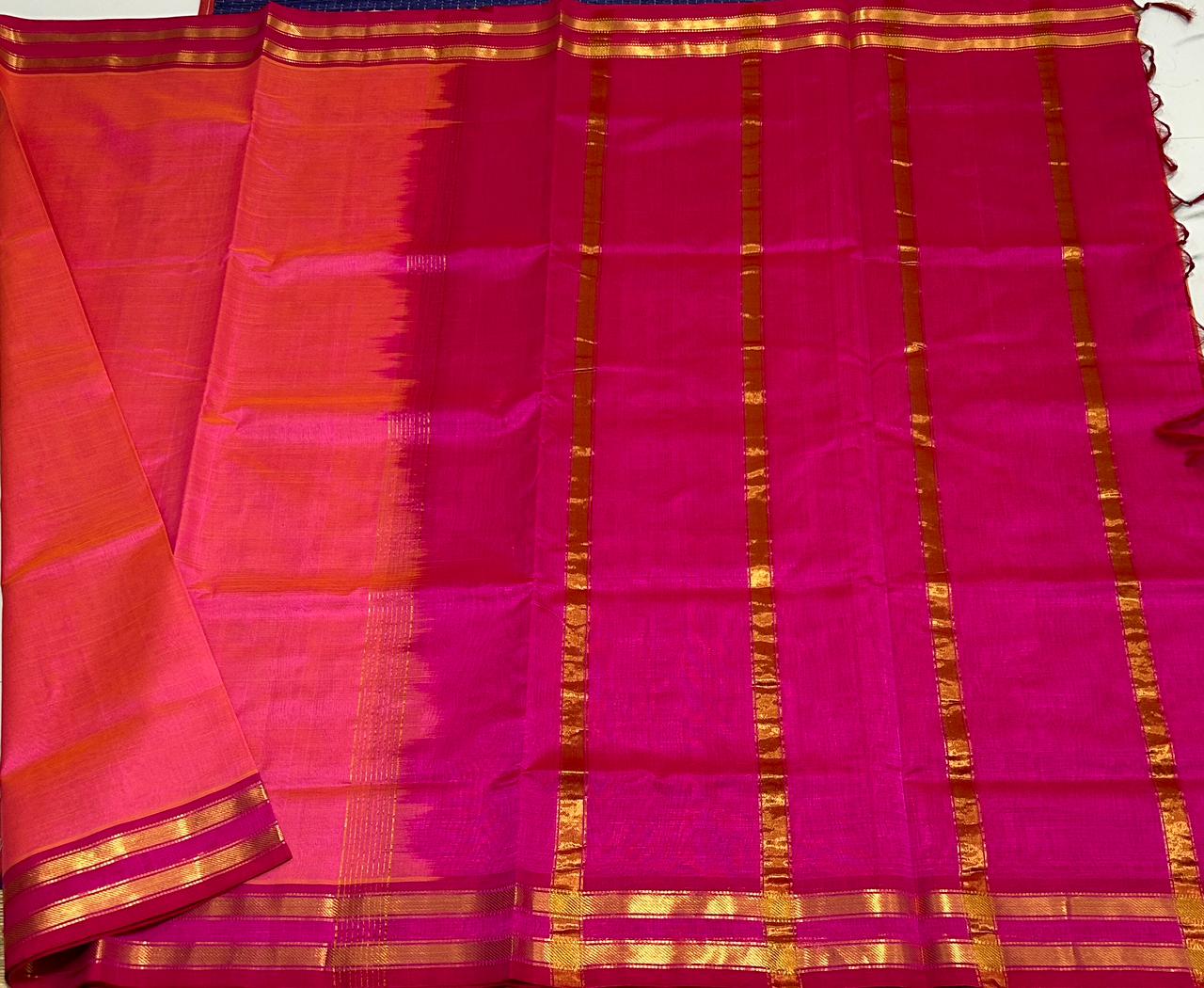 Handloom silk cotton saree - MS074