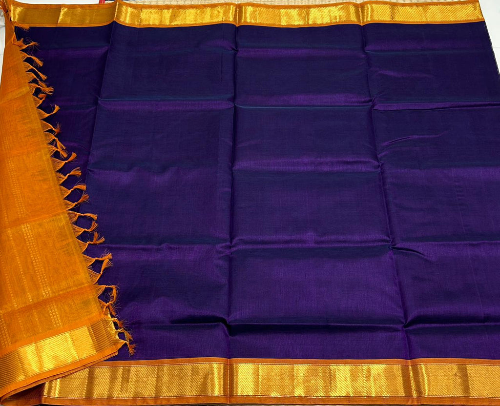 Handloom simple silk cotton saree - MS134
