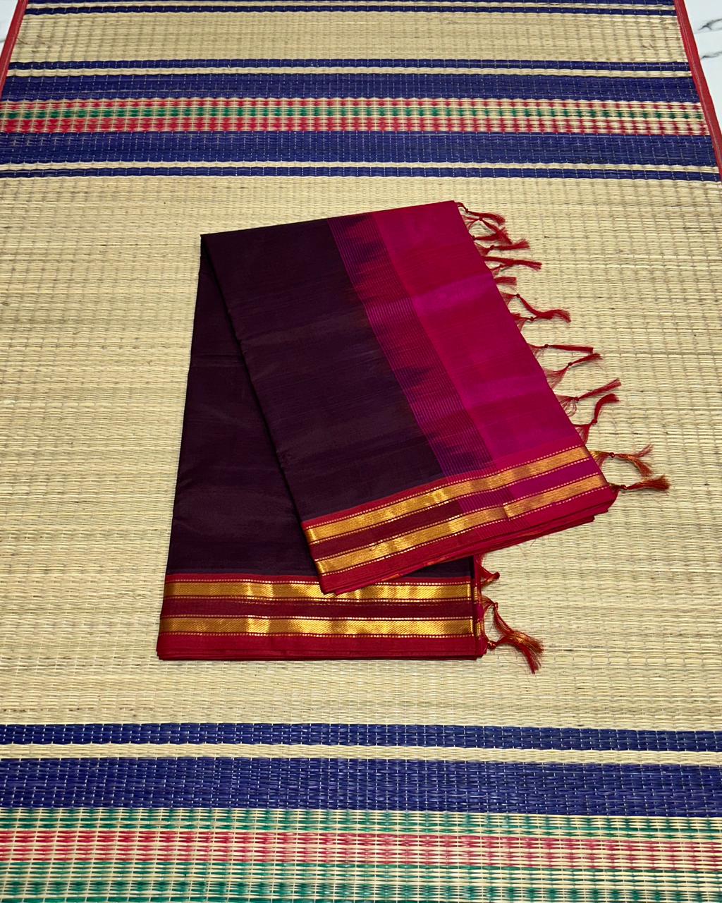 Handloom silk cotton saree - MS075